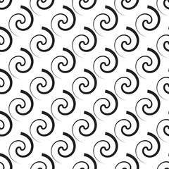 Seamless pattern of swirl ornament. Vector  abstract seamless pa