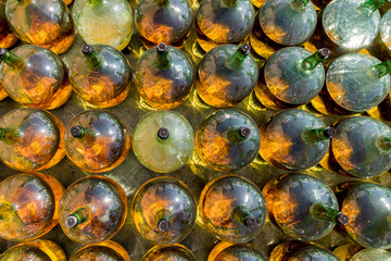 -Vi ranci- a special matured wine exposed to elements inside glass carafes during a whole year...