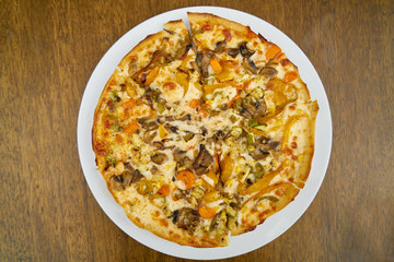 Delicious Pizza Background