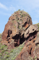 rocks in the mountains