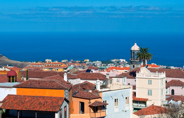 Fototapeta premium View of the Spanish town of La Orotava