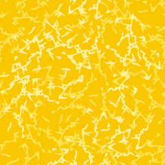 UFO military camouflage seamless pattern in different shades of yellow color
