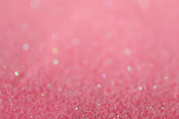 Shiny pink sequins, closeup