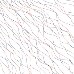 Abstract warped lines design