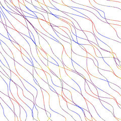 Abstract warped lines design