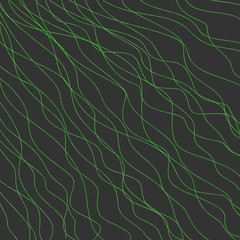 Abstract warped lines design