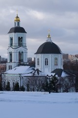 church in winter