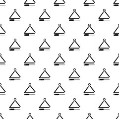 Musical triangle pattern vector seamless repeating for any web design