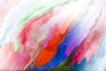 bright watercolor background,Color line