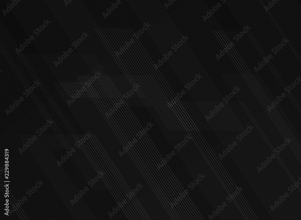 Wall mural abstract lines pattern technology on black gradients background.