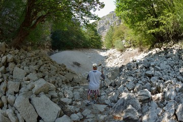 senoir male hiker