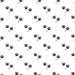 Dog step pattern seamless vector repeat geometric for any web design