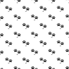 Lion step pattern seamless vector repeat geometric for any web design