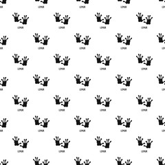 Lemur step pattern seamless vector repeat geometric for any web design © anatolir