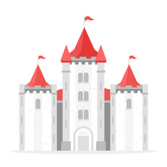 Naklejka premium illustration of medieval castle