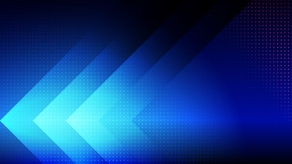 Abstract blue light and shade creative technology background. Vector illustration.