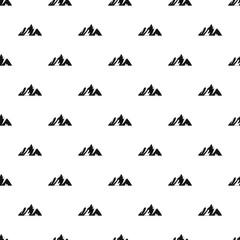 Top of mountain pattern seamless vector repeat geometric for any web design
