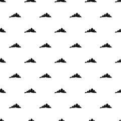 Mountain landscape pattern seamless vector repeat geometric for any web design