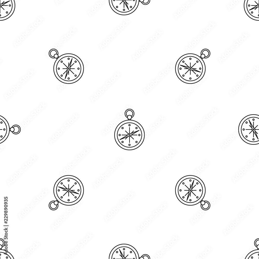 Poster compass pattern seamless vector repeat geometric for any web design