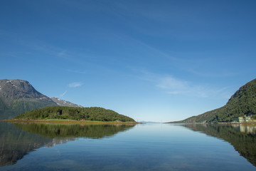 view of a fjord, Norway