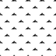 Pointing mountain pattern seamless vector repeat geometric for any web design