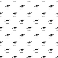 Iguanodone pattern seamless vector repeat geometric for any web design