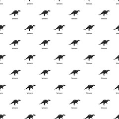 Spinosaurus pattern seamless vector repeat geometric for any web design