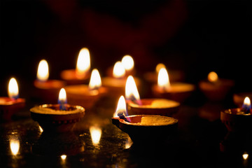 Diwali lights, India