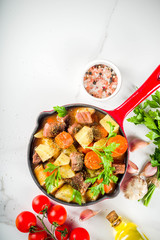 Homemade Beef stew or goulash