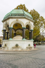 The German Fountain in Sultanahmet Square in Istanbul