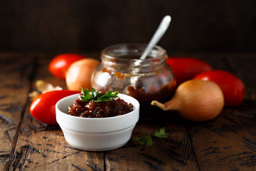 Homemade onion jam