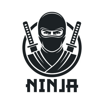 Gráficos Ninja Preto e branco, Ninja, mão, logotipo png