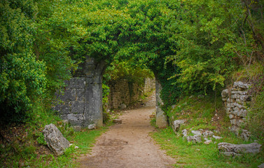 Dvigrad, an abandoned medieval town in central Istria, Croatia, which was inhabited until the eighteenth century
