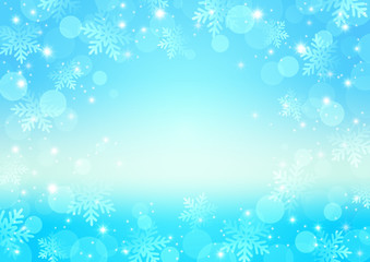 雪の結晶の背景