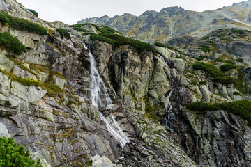 Waterfall Skok in High Tatras in Slovakia. © gubernat