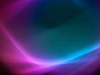 glowing lines, neon lights, abstract background