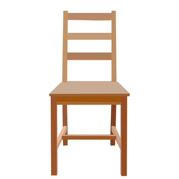 on a white background chair isolated