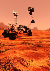 3D Rendering Mars Rover © photosvac