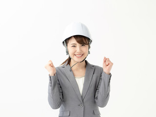 ビジネスウーマン・ガッツポーズ