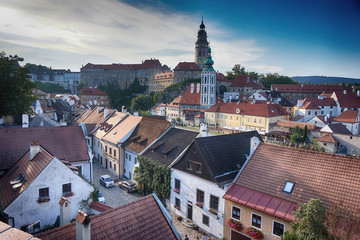 Obraz premium Cesky Krumlov castle in the czech republic