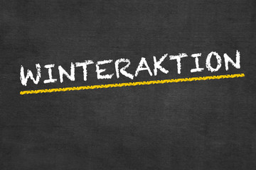 Obraz premium Winteraktion