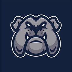 Animal head mascot gaming logo