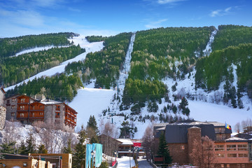El Tarter ski village in Andorra Grandvalira