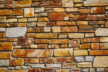 Slate stone masonry wall stonewall