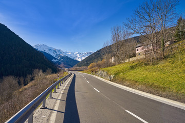 Vielha Viella village in Lerida Catalonia