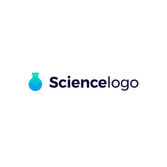 Science Vector Logo Colorful Flask