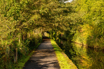 path down the canal