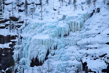 Winter landscape in Norway