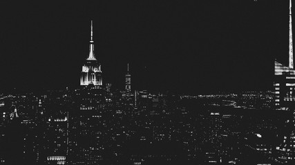Obraz premium Empire State Building Night