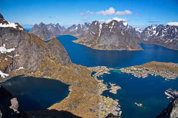 SUmmer on Lofoten islands in Norway 